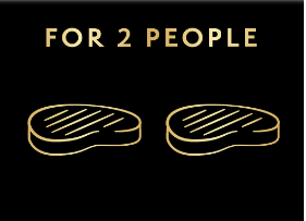 Jeff Ruby Meal Kit:  Boneless Ribeye Package for 2