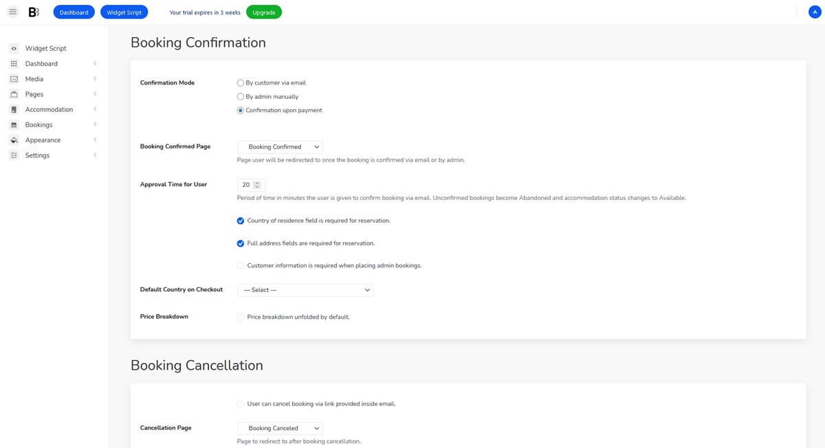 hotel-booking-system-settings