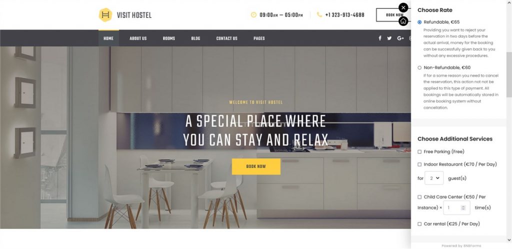 How to Add a Hotel Booking Form to HTML Website - BNBForms