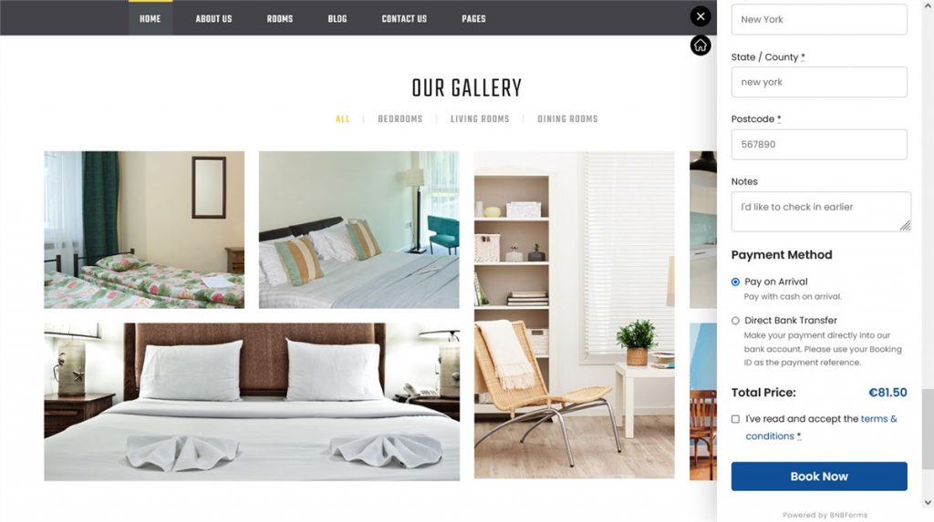 How to Add a Hotel Booking Form to HTML Website - BNBForms