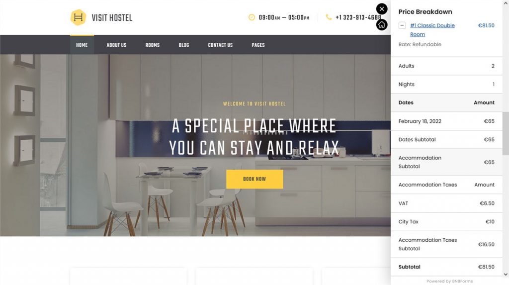 How To Add A Hotel Booking Form To HTML Website - BNBForms