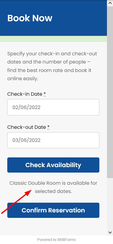 direct booking default