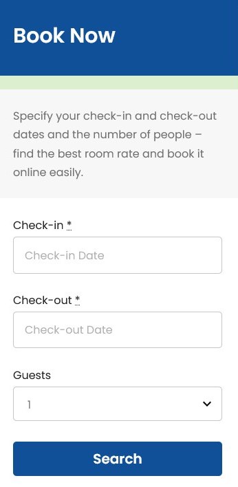 guests booking form
