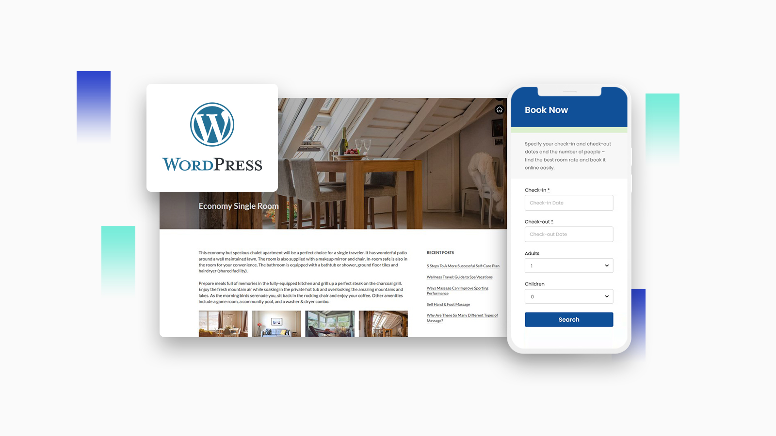 how to add hotel booking form to wordpress