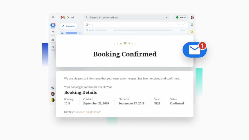 Hotel Booking Confirmation Email Templates BNBForms