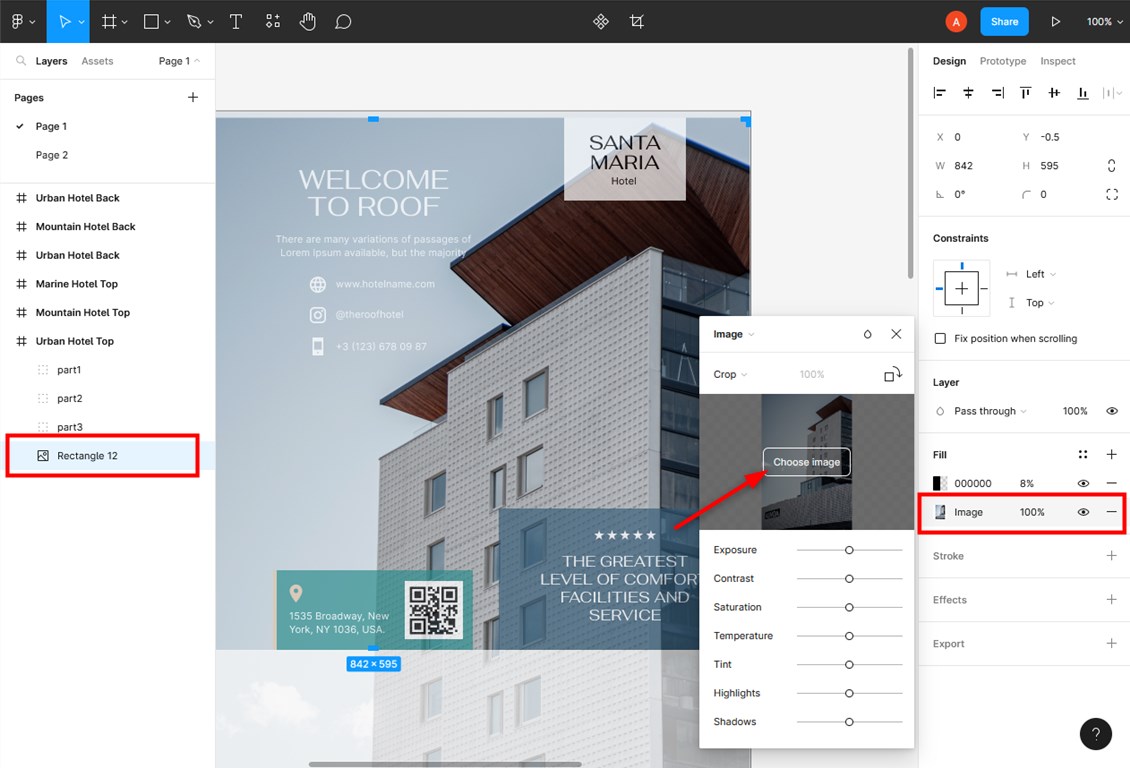 How to edit images in Figma.