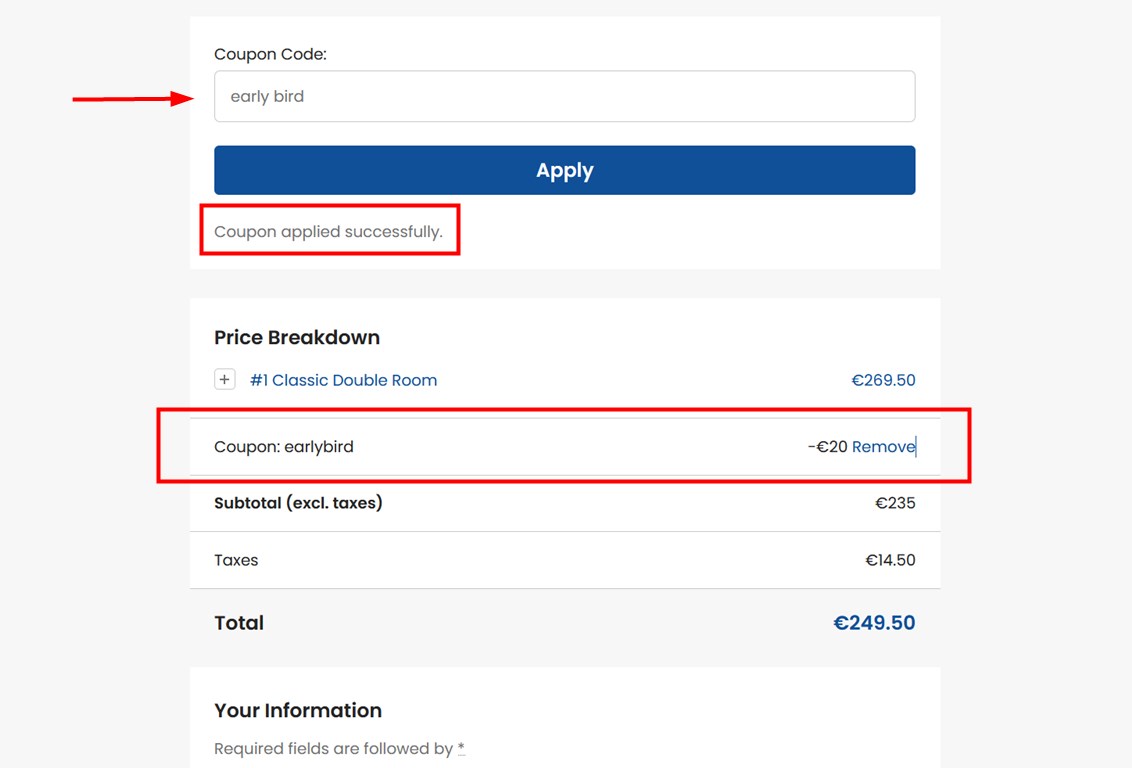 How to create early bird pricing for hotel.