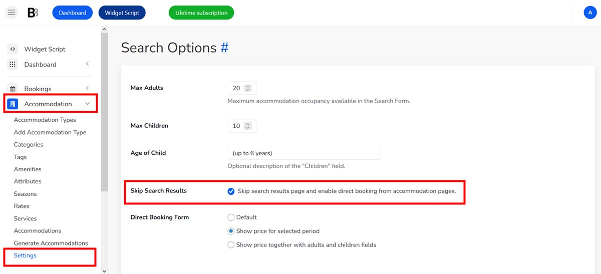 Enabling the date picker for hotel calendar.