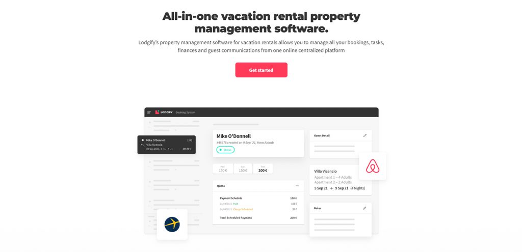 Snapshot of Lodgify vacation property rental software and its varied advantages.