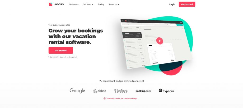 Lodgify vacation rental software.