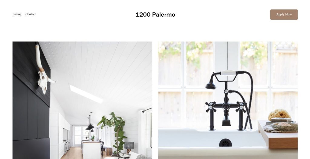 Illustration of Palermo, one of the best vacation rental website templates.