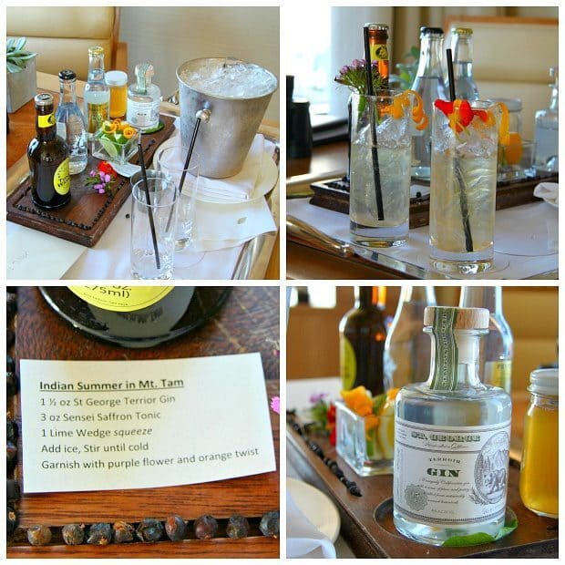 Representation of DIY cocktails as welcome gift ideas of the Mandarin Oriental Hotel.