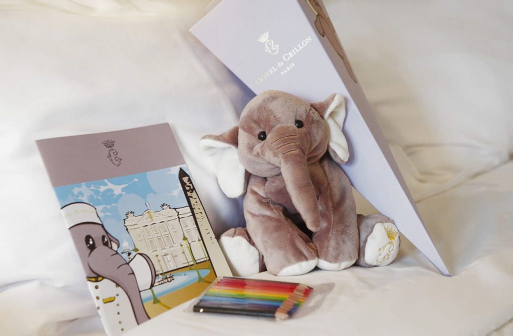 Visual of a personalized welcome gift for kids from Concorde Hotels & Resorts.