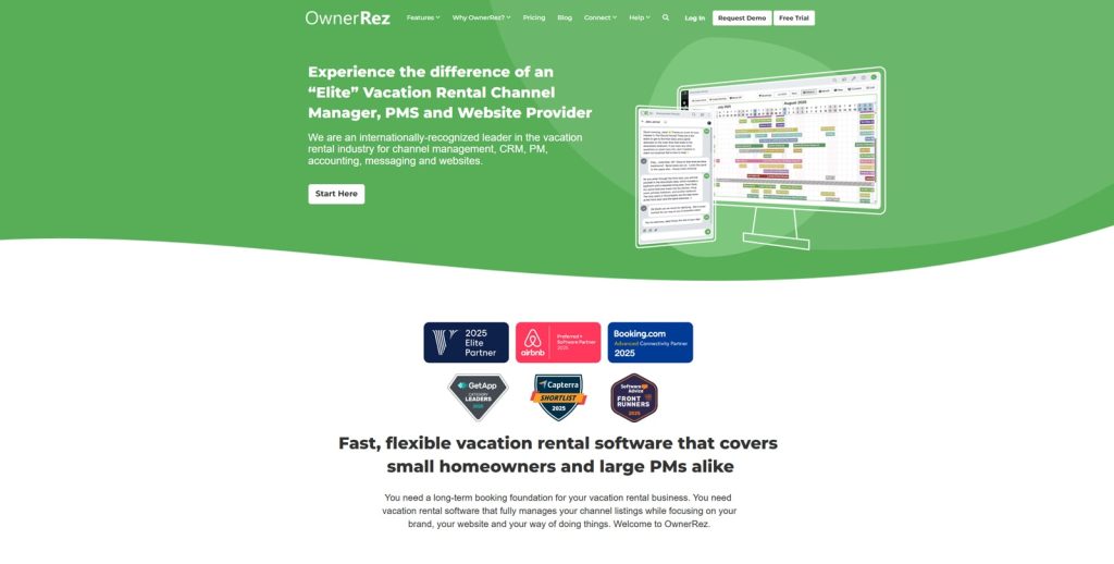 Photograph of OwnerRez, one of the flexible Hostaway alternatives with rental property accounting tools.
