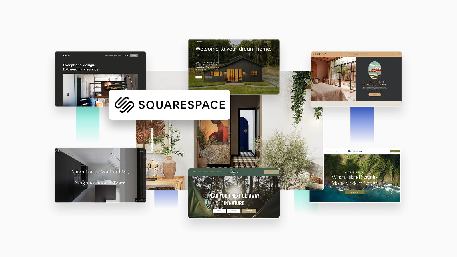Squarespace Templates for hotels and vacation rentals