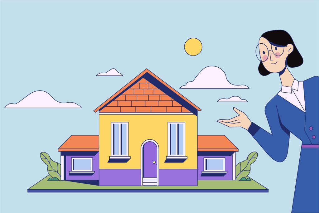 Picture of a host presenting their single rental property.