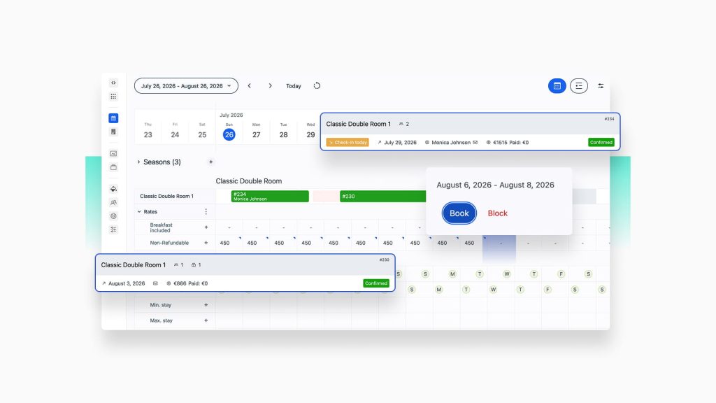 BNBForms property management dashboard.