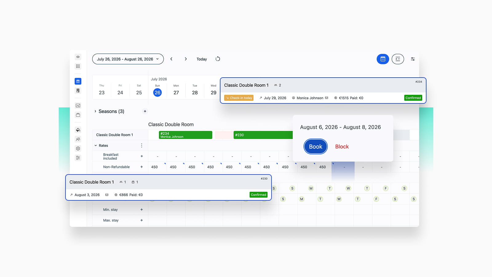 BNBForms property management dashboard.
