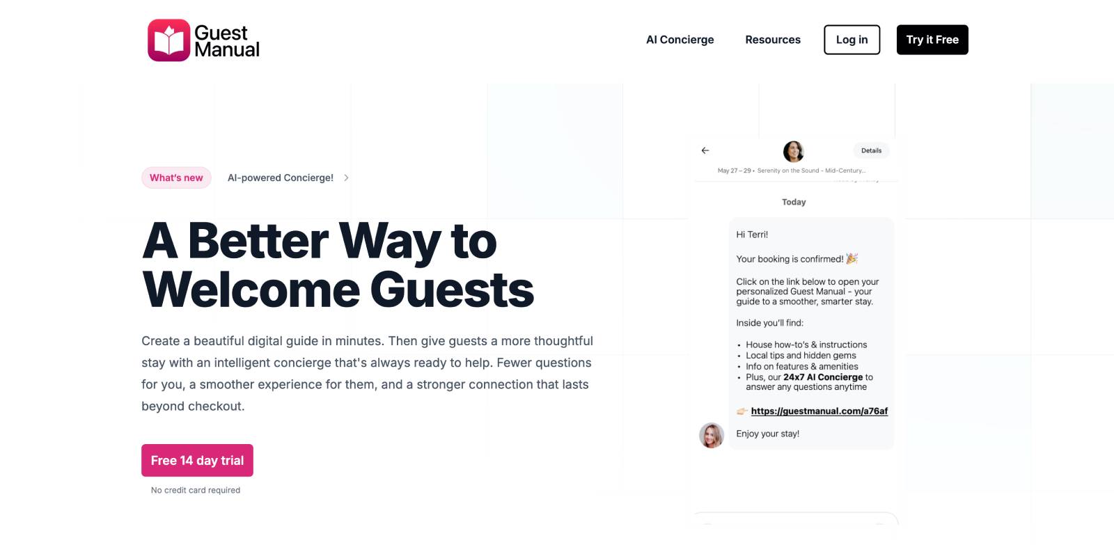 Guest Manual Digital Guidebooks for property management.