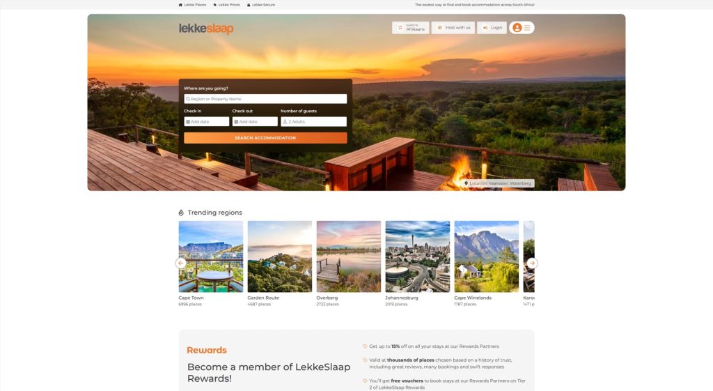 Portrait of LekkeSlaap, a platform where to list rental property with tools for smooth messaging with guests.
