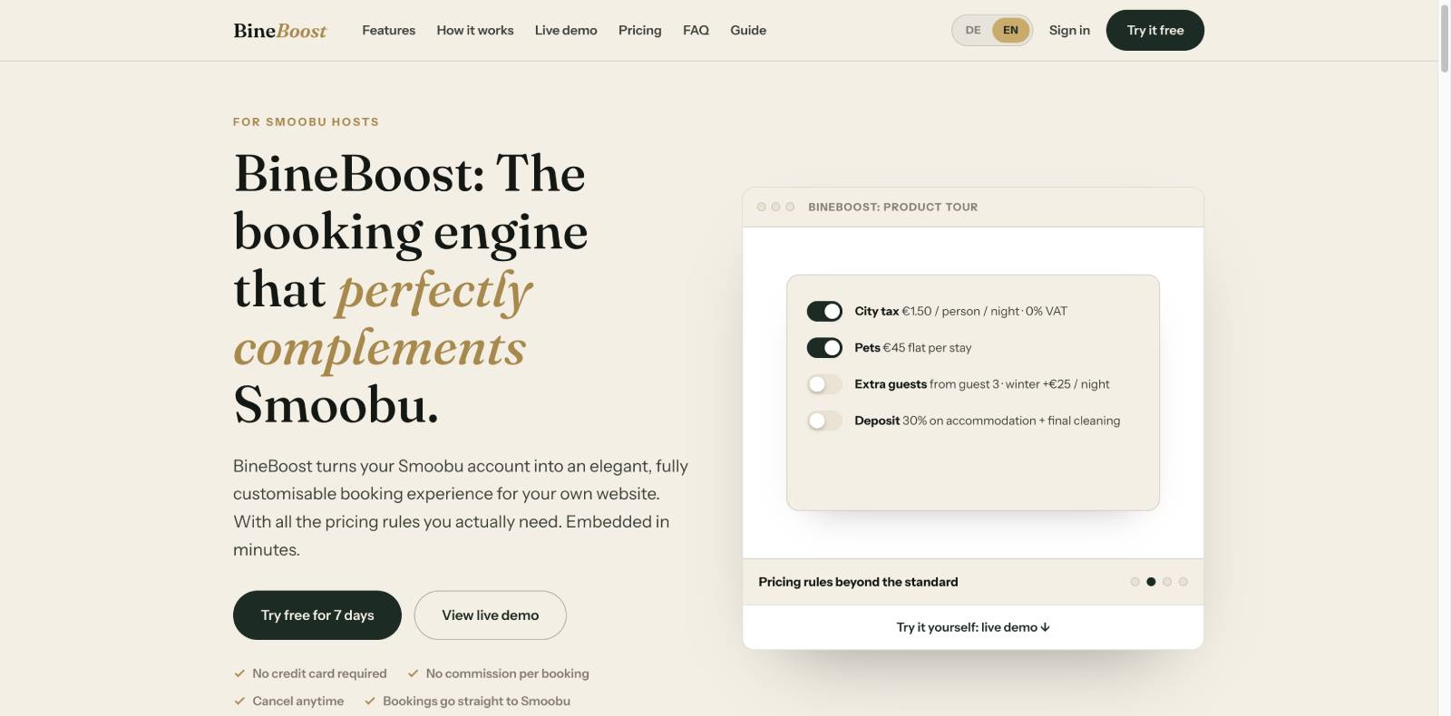 BineBoost software.