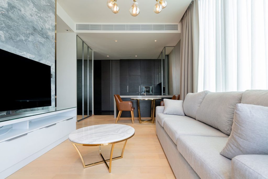 Picture of a spacious property photo taken in a clean visual style, as one of the tips for Airbnb photos recommends.