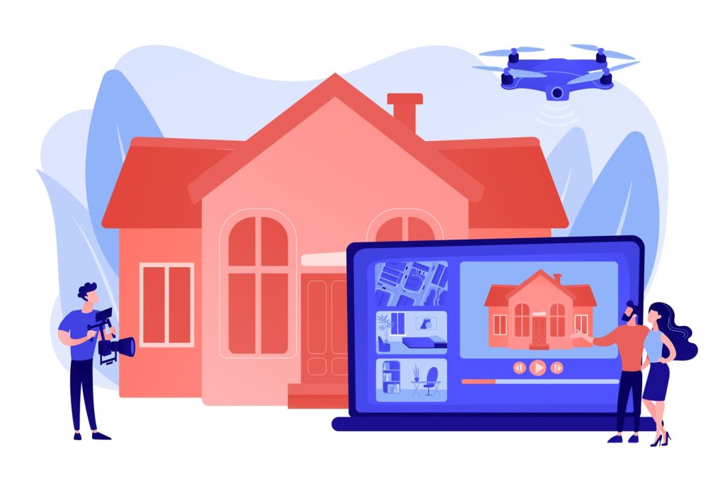 View of potential guests checking an online property gallery for changes, as one of the tips for Airbnb photos suggests.